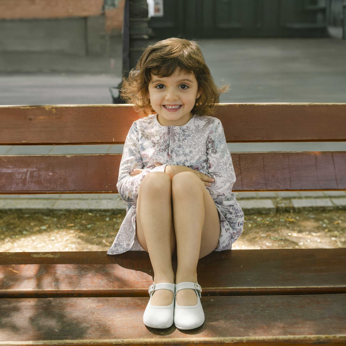 Comprare Scarpe Ballerine Cinturino Bambina Tela Fibbia