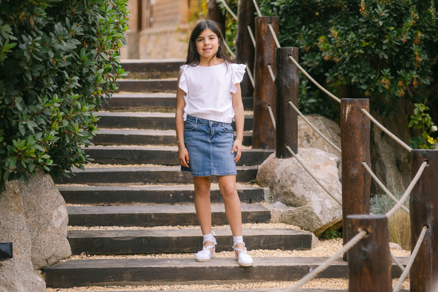 Espadrillas con Lacci per bambine tinta unita