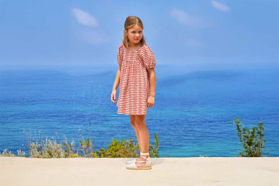 Espadrillas con Lacci per bambine tinta unita