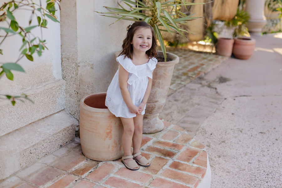 Sandali Minorchine Bambini  Avarcas nappa chiusura a strappo