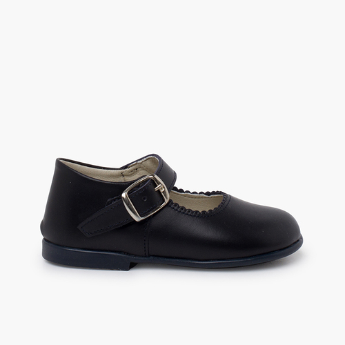 Scarpe primi passi Bambina Pelle Fibbia  Blu