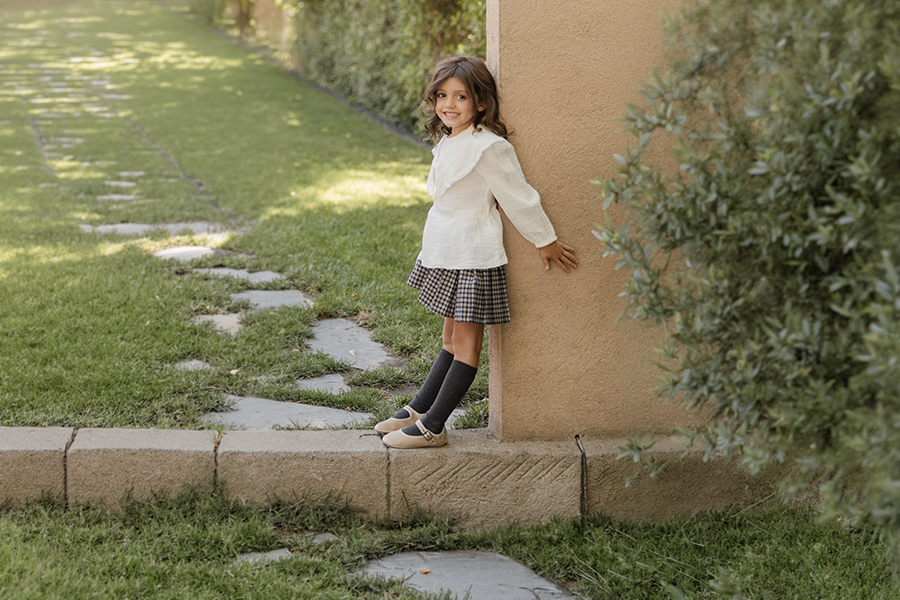 Scarpe bambina Velluto Fibbia