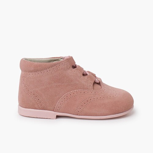 Inglesina / Scarpa Inglese Scamosciata Stivale Rosa
