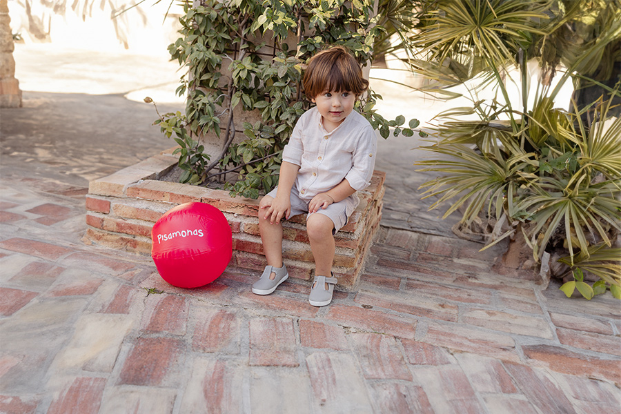 Scarpe Occhio di Bue T-Bar Bambini chiusura a strappo