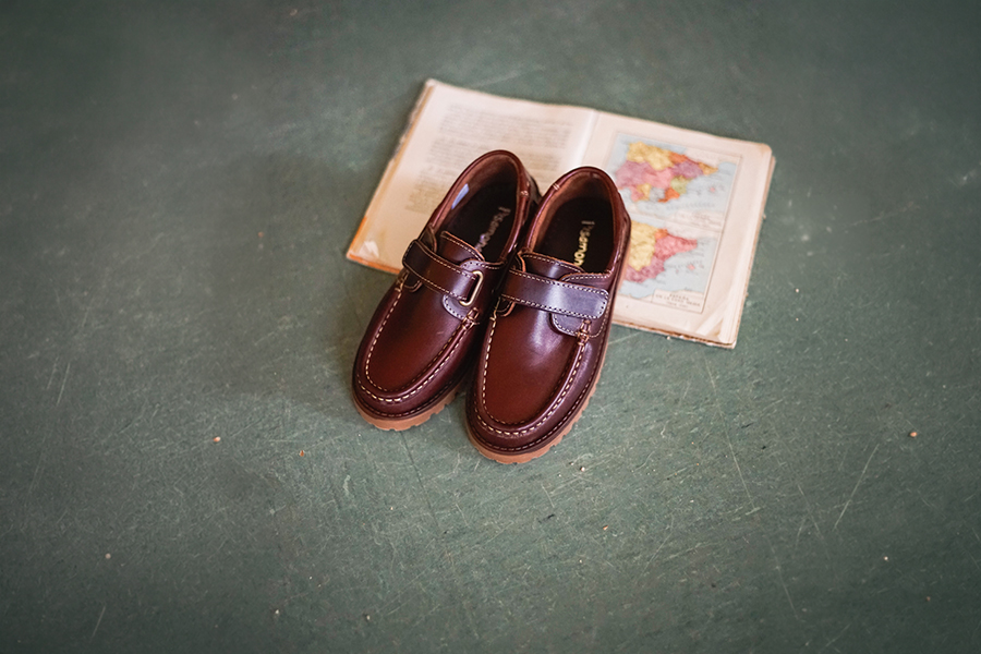 Scarpe da barca Bambino chiusura a strappo