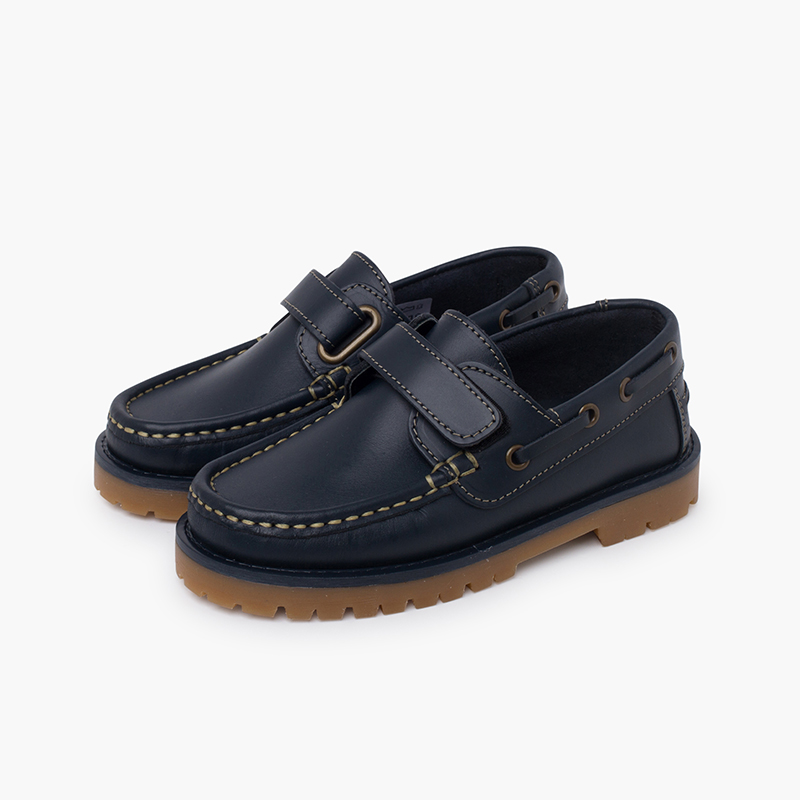 Barca Scarpe Stile Marinaro Scarpe Da Barca Bambino Chiusura A