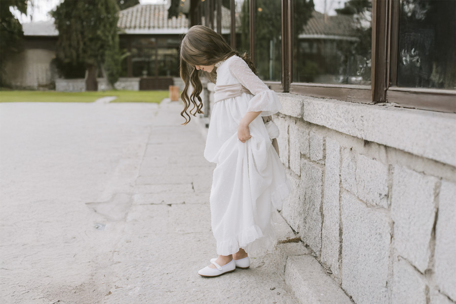 Scarpine Bambina Pelle Comunione