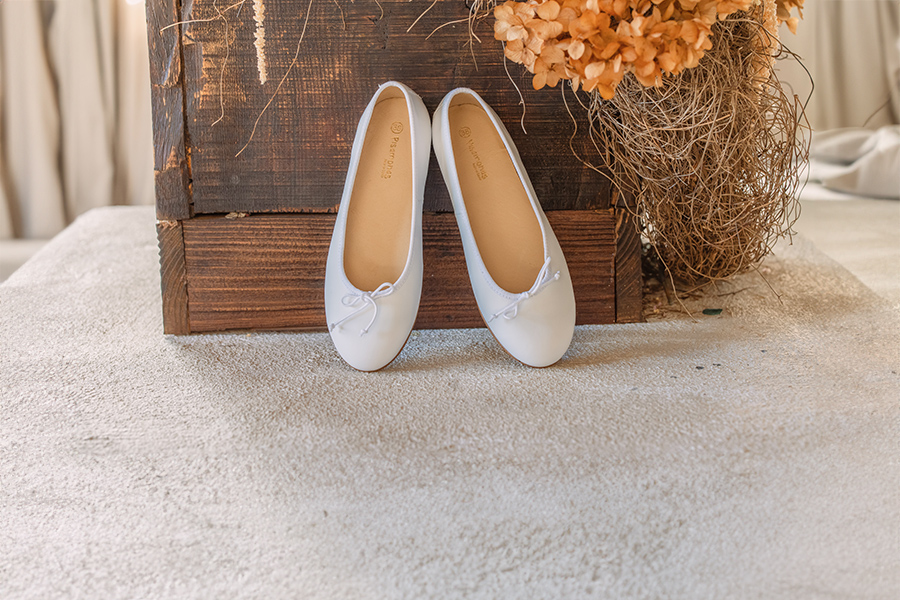 Ballerine Bambina Pelle Comunione