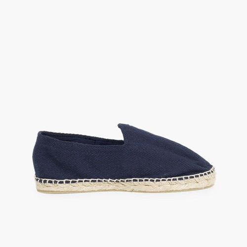 Espadrillas in Twill Taglie grandi  34-45 Blu