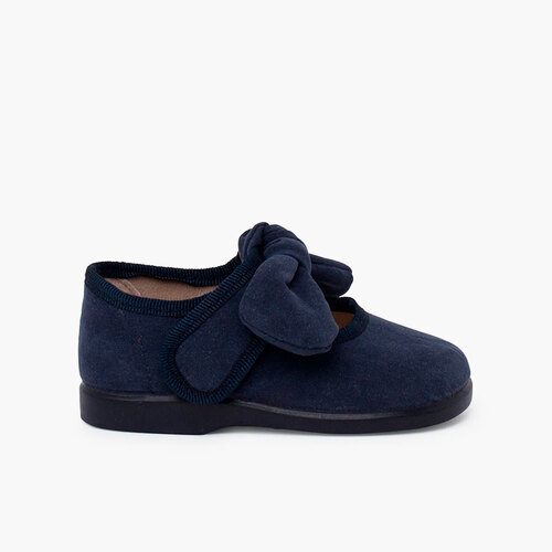 Scarpe effetto scamosciato chiusura a strappo Nastro Blu