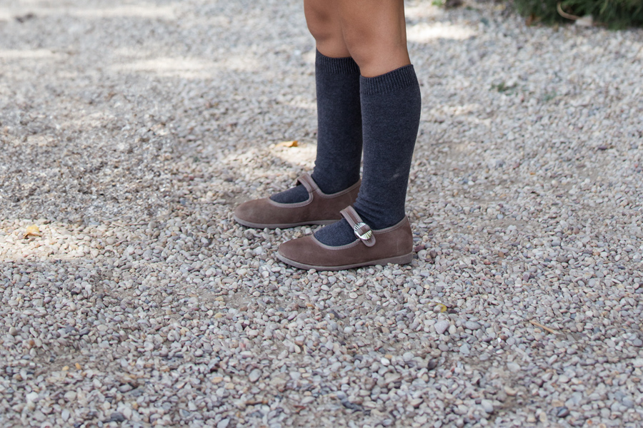 Scarpe con Cinturino in tessuto effetto camoscio 