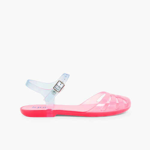 Sandali granchietti per bambina modello Mara Mini Fucsia