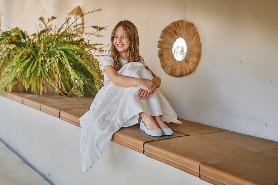 Ballerine Nastri Raso Chiusura Cinturino