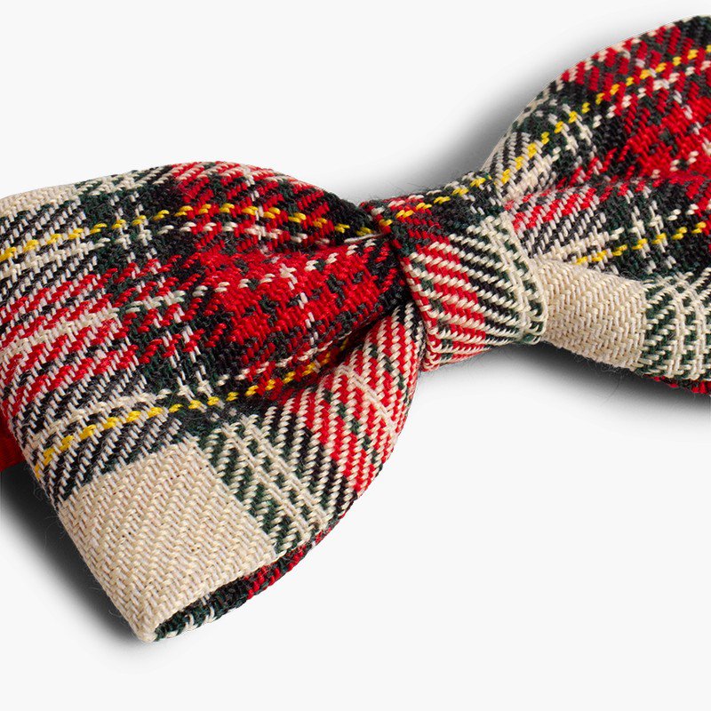 Papillon scozzese da uomo - Seterie Mosconi cravattificio Como