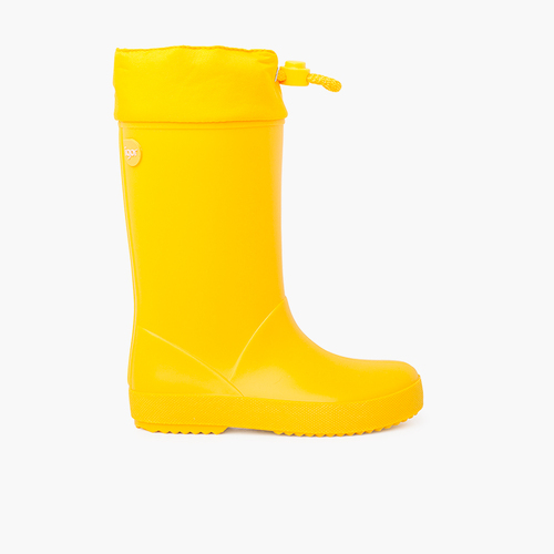 Stivali di gomma alti regolabili Giallo