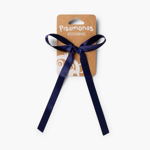 Elastico con fiocco di raso Blu