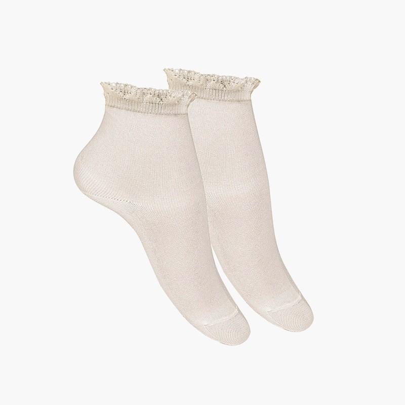 Calzini corti eleganti bambini Lino