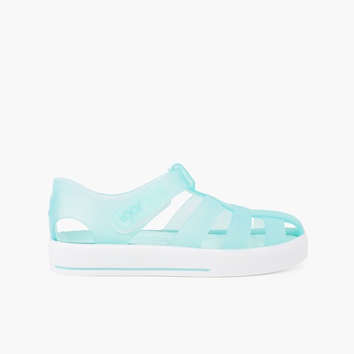 Sandali ragnetti con chiusura a strappo tipo scarpe da tennis Acquamarina