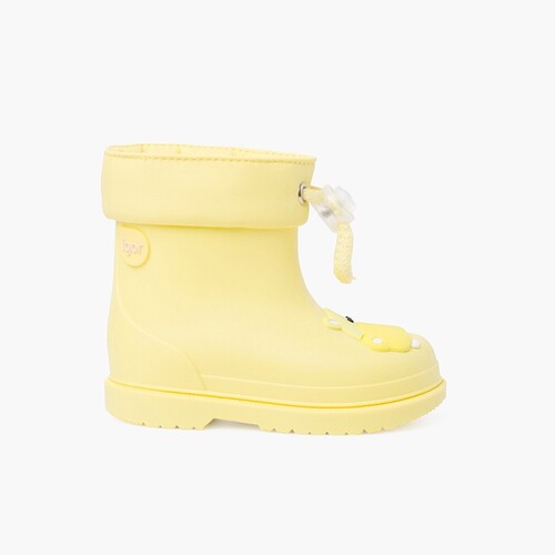  Stivali di gomma bambini Ippopotamo  Giallo pastello