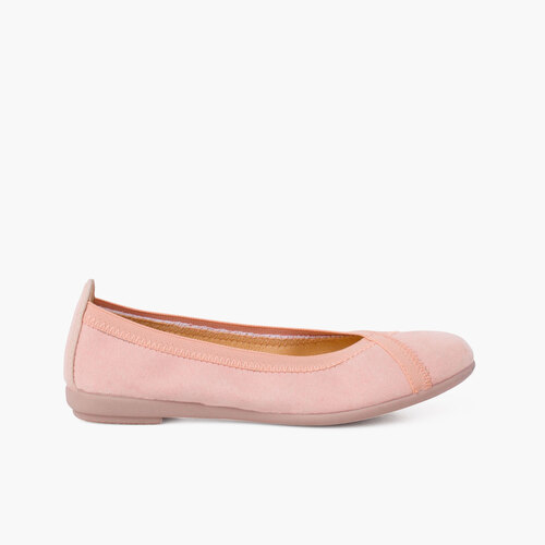 Ballerina Impuntura Elastico Incrociato Nude