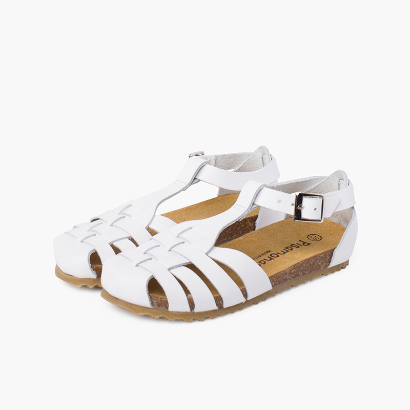 Sandali in pelle Sandali per bambini e donne