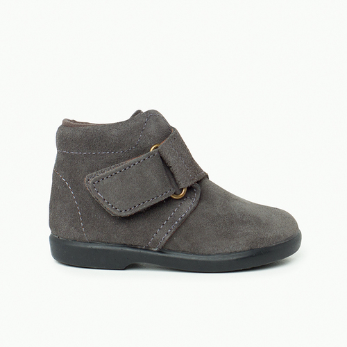 Stivale aderente con cinturino incrociato  Grigio