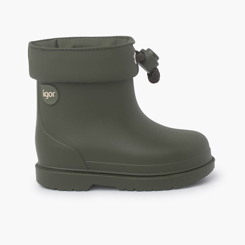  Stivali da pioggia per bambini dai colori pastello Kaki