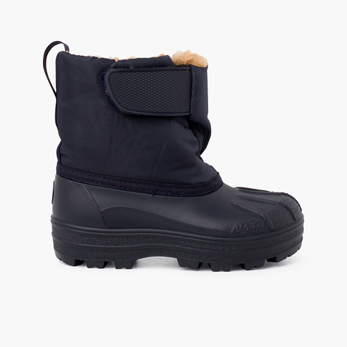 Stivali apreski stile shearling con chiusura aderente Blu