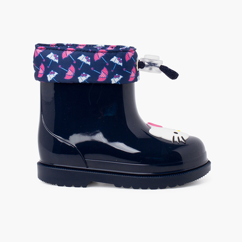  Hello Kitty stivali di gomma scollati Blu