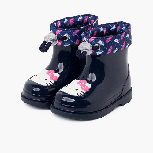  Hello Kitty stivali di gomma scollati Blu