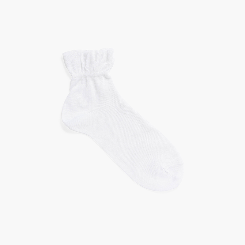 Calze alla caviglia in tulle da cerimonia  Bianco