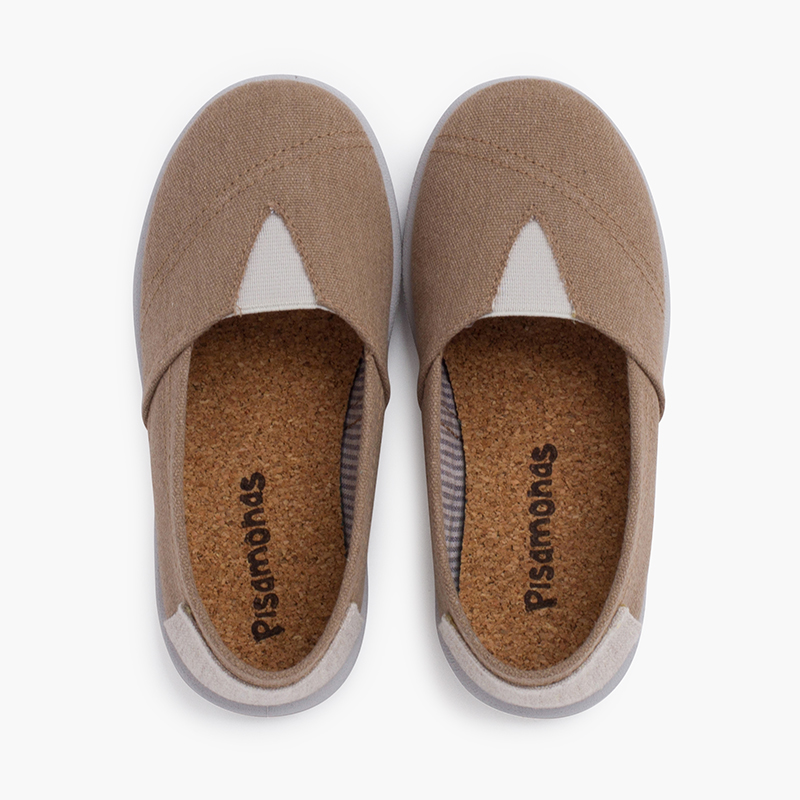 Sneakers in tela con elastico dettaglio tallone Terra