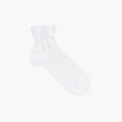 Calze alla caviglia in tulle da cerimonia  Bianco