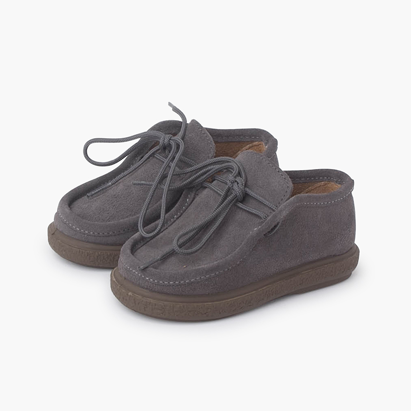 Scarpe tipo Blucher Primi passi Grigio