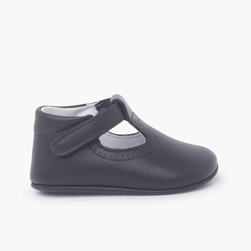 Scarpe occhio di bue chiusura a strappo Blu