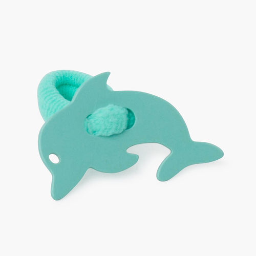 Cravatta per capelli delfino Verde Marina