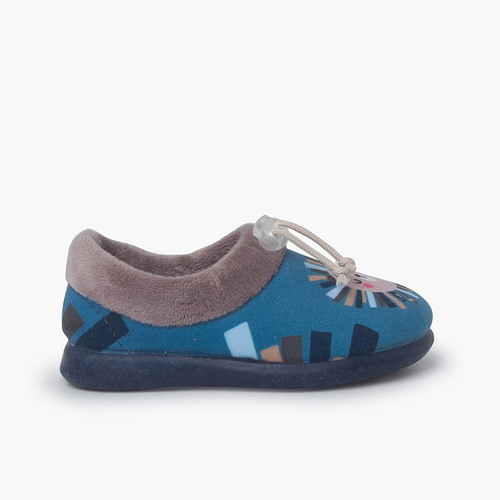 Pantofole regolabili Leon Azzurro
