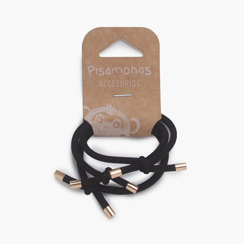 Elastici per capelli Nero