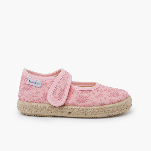 Scarpe cinturino espadrilla rametti  Rosa Antico