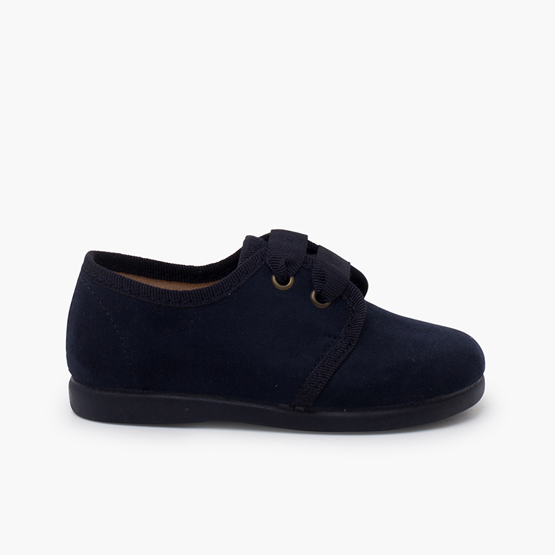 Blucher serratex lacci in faya Blu