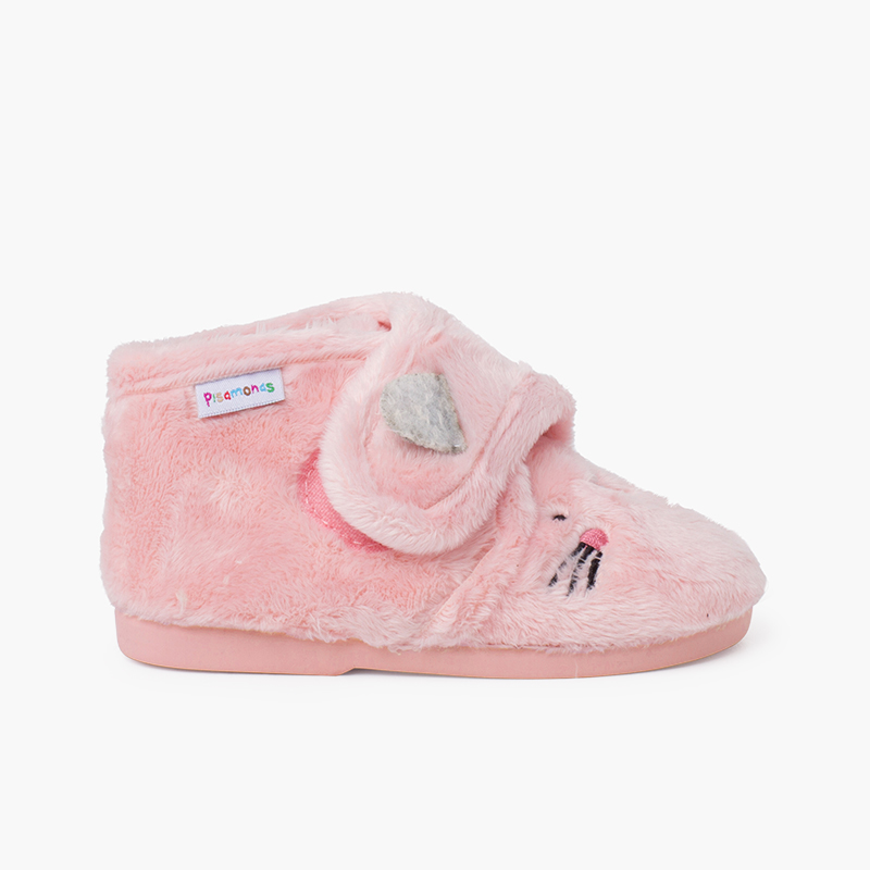 Pantofole animali peluche Rosa