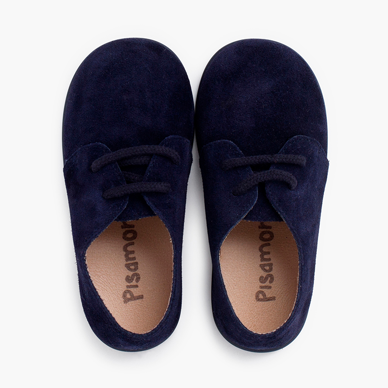 Scarpe Bambino Pisamonas Blucher Segatura - Lacci, Suola Sottile, Comode E Leggere, Fatte In Spagna