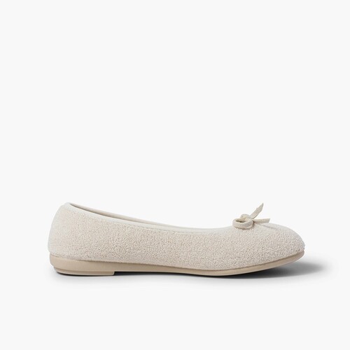 Ballerina Pantofola Casa Ecru
