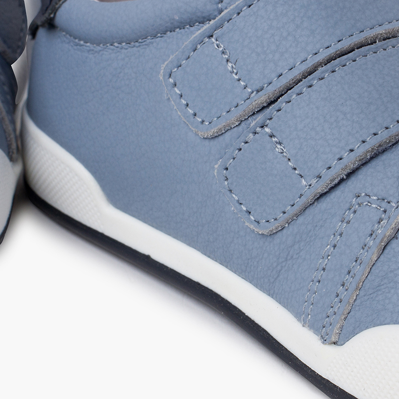 Pisamonas Sneakers Blanditos By Crios - Scarpe Per Bambini Con Strisce Laterali, Suola Flessibile, Chiudenda Aderente, Made In Spain (Taglie 18-25) - 4