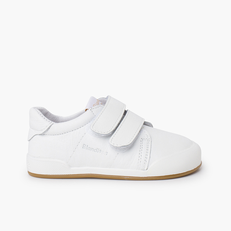 Sneakers Blanditos tallone a contrasto Bianco
