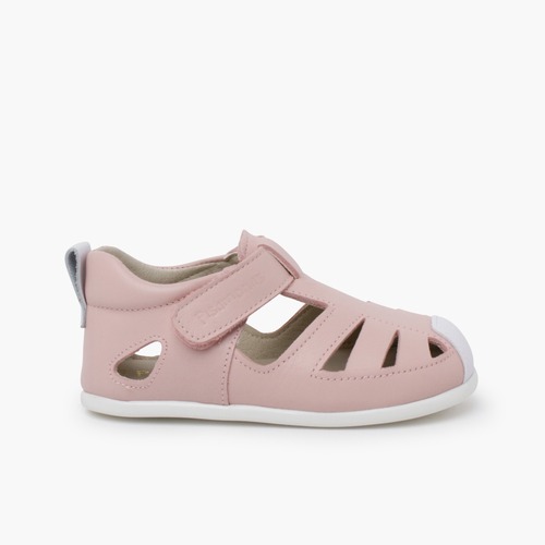 Sandalo morbida nappa sottile suola Rosa