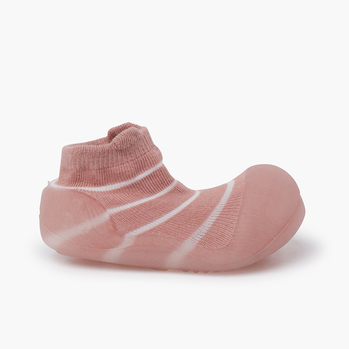 Scarpine per neonato punta tonda Attipas summer Rosa righe