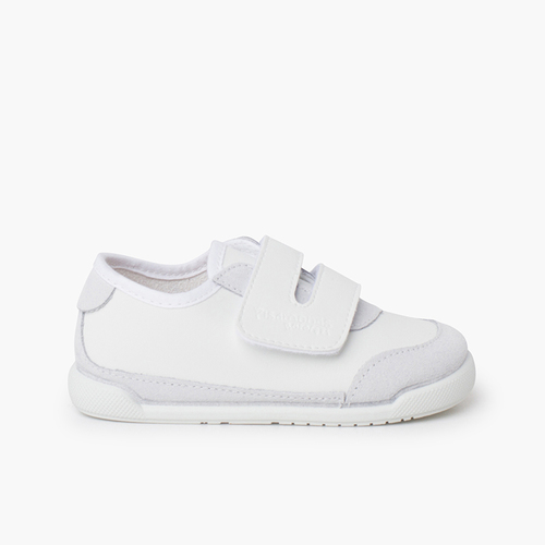 Sneakers barefoot combinate suola bianca Bianco