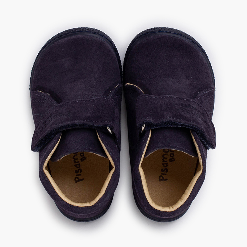 Stivaletti barefoot in pelle scamosciata per bambini Pisamonas