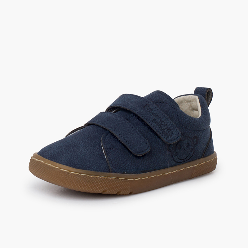 Pisamonas Baskets Barefoot Colorées Double Bride À Scratch Jaune - Chaussures Baskets basses